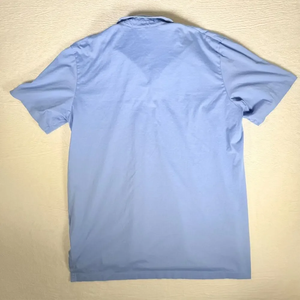 Ralph‎ Lauren Golf Polo Mens Top XL Blue Performance 100% Pima Cotton Athleisure